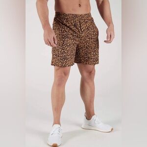 Feed Me Fight Me Men’s Leopard Endurance Shorts